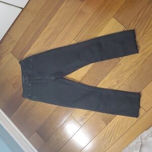 Aeropostale Women's Black Super High Rise Straight Jeans